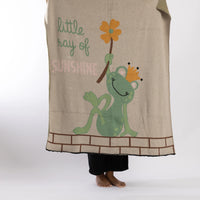 Frog Prince Organic Cotton Baby Blanket