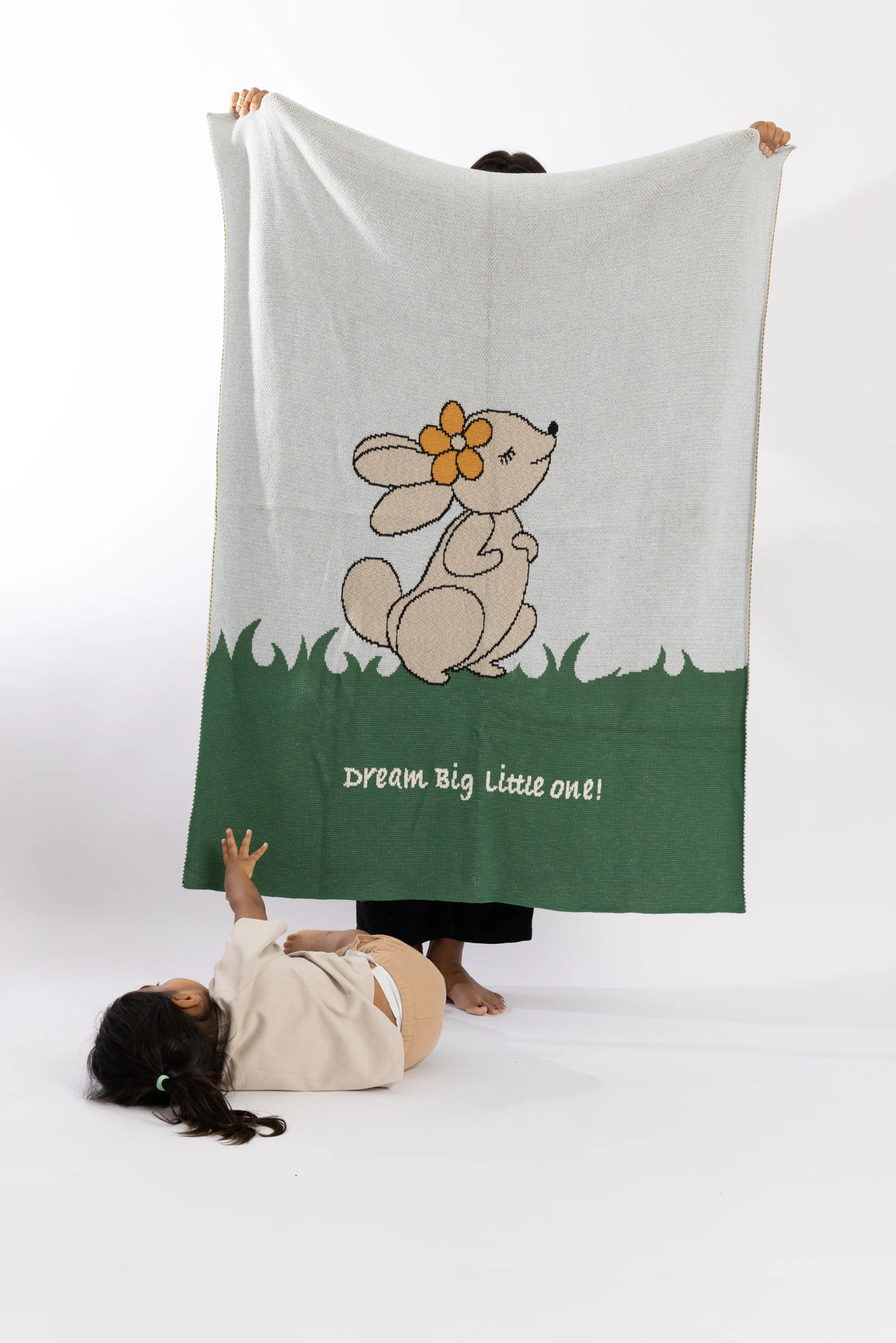 Dreamy Bunny Organic Cotton Baby Blanket