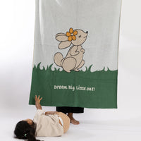 Dreamy Bunny Organic Cotton Baby Blanket