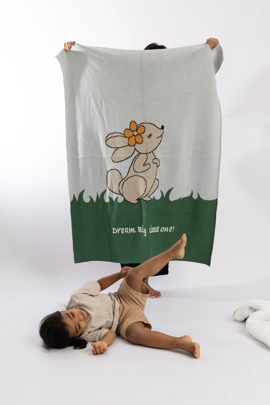 Dreamy Bunny Organic Cotton Baby Blanket