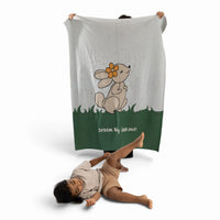 Dreamy Bunny Organic Cotton Baby Blanket