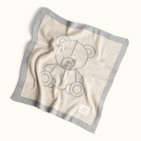 Teddy Bear Taupe Organic Cotton Baby Gift Set