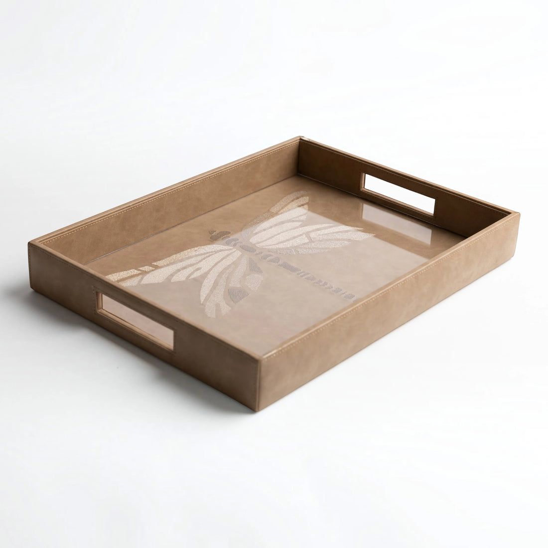 Vega Vegan Leather Tray - Rectangle