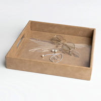Vega Vegan Leather Tray - Square