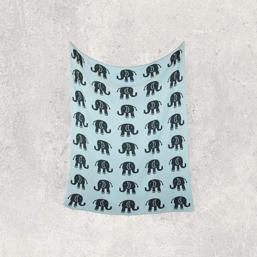 Elephant love Blue/Grey