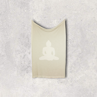 Meditate Breathe Buddha Linen