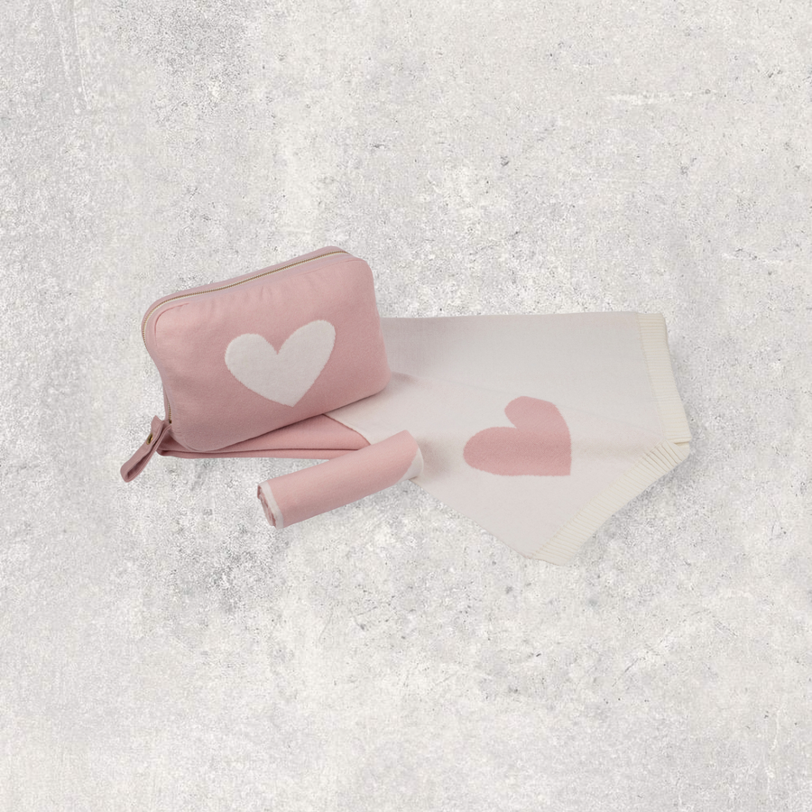 Heart Pink pearl/Ivory