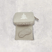 Meditate Breathe Buddha Linen